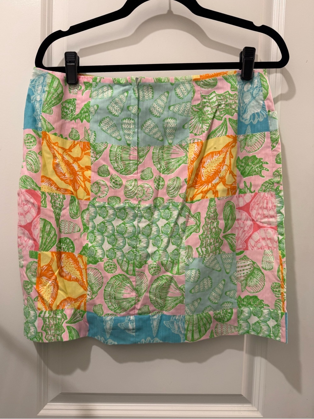 Lilly Pulitzer Pastel Pink, Green & Blue Seashell Mini Skirt